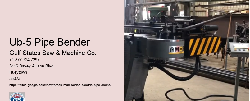 Amob Mdh Series Electric Pipe & Tube Benders Manual