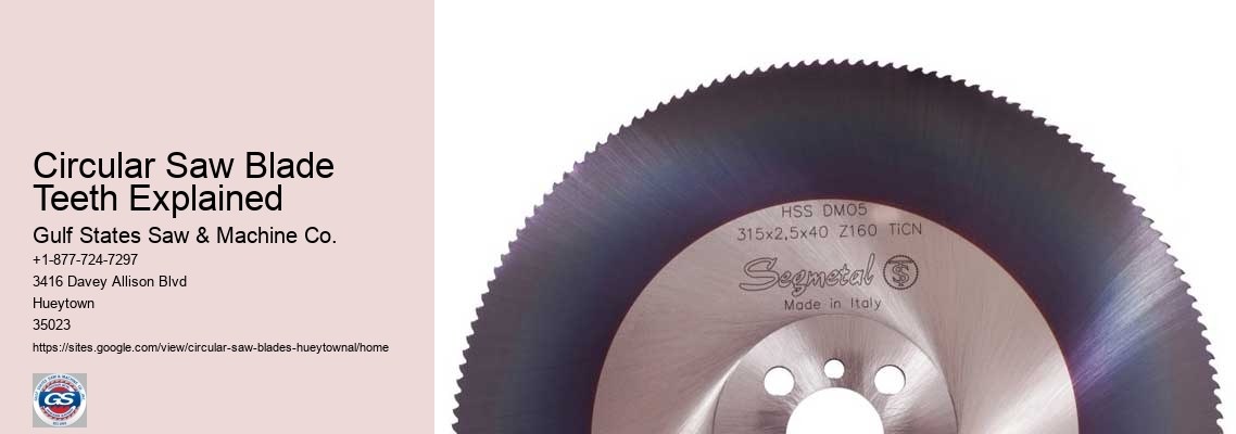 What Are Different Types Of Circular Saw Blades