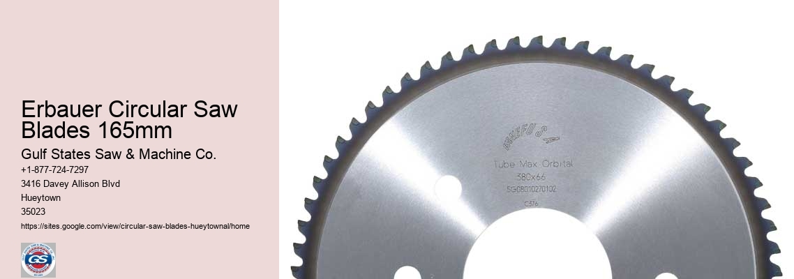 165mm Circular Saw Blade 60t