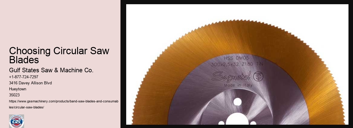 Choosing Circular Saw Blades