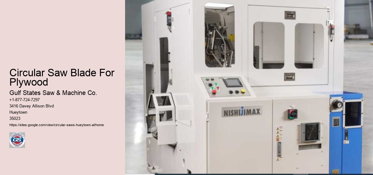 Circular Saw Blade For Plywood