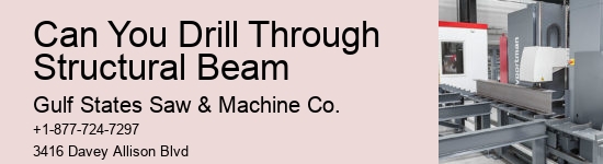 Cnc Beam Drilling Systems