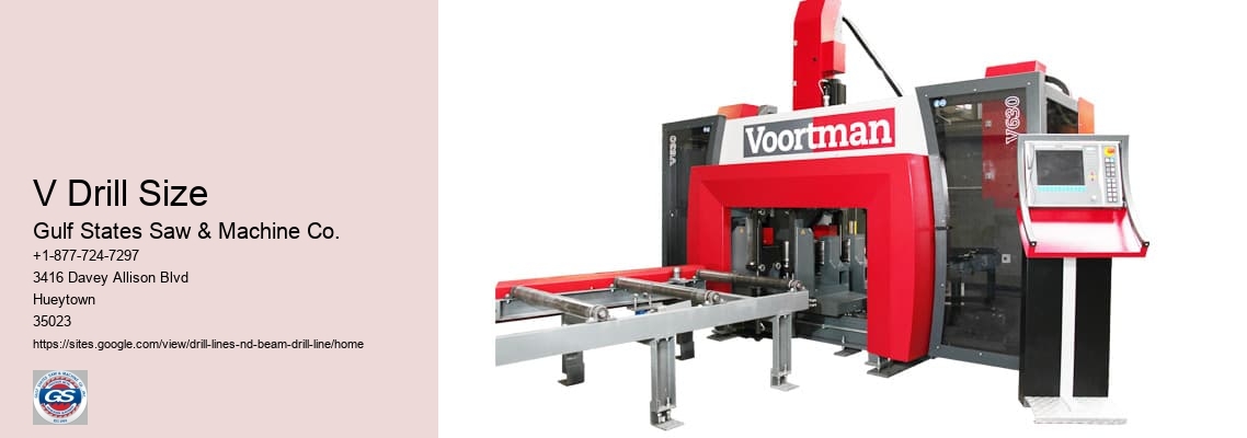 V Drill Size