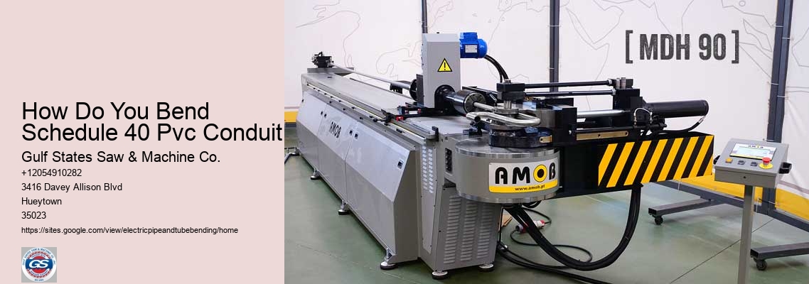 How Do You Bend Schedule 40 Pvc Conduit