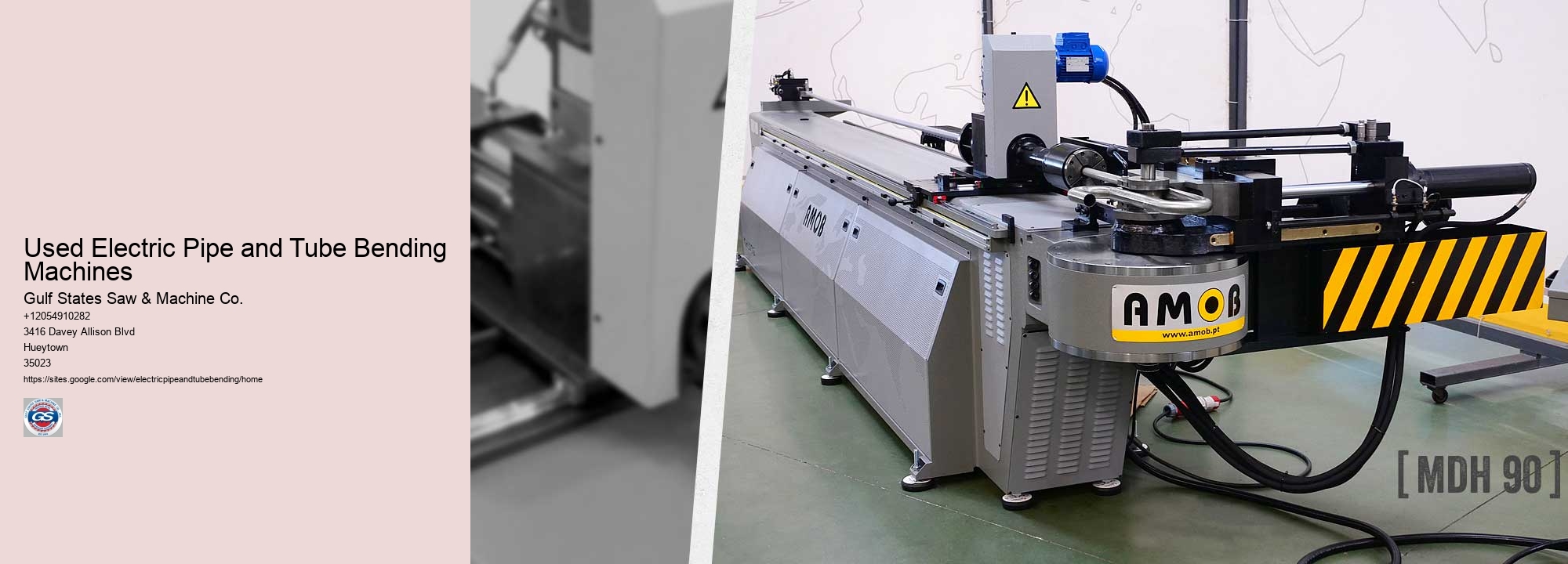 Used Electric Pipe and Tube Bending Machines