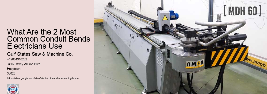 What Are the 2 Most Common Conduit Bends Electricians Use