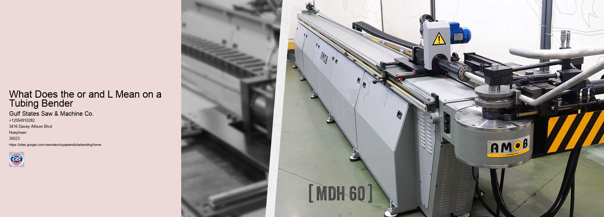 What Does the or and L Mean on a Tubing Bender