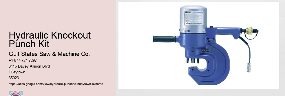 Hydraulic Knockout Punch Kit