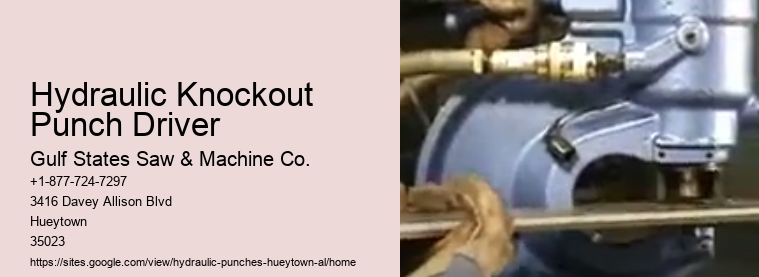 What Is A Hydraulic Punching Machine Used For