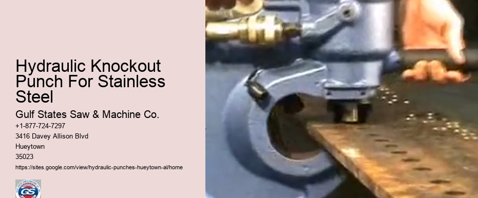 Hydraulic Punch Hole