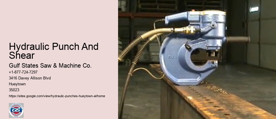 Hydraulic Press Punch