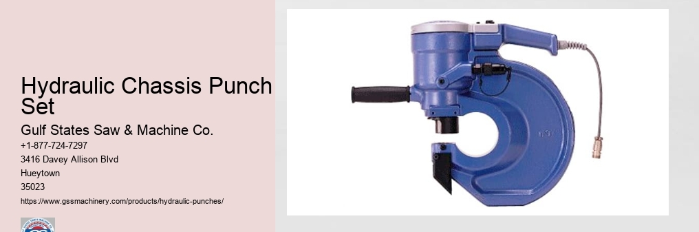 Hydraulic Chassis Punch Set