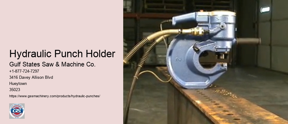 Hydraulic Puncher Hole Machine