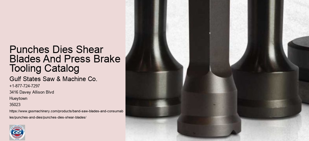 Punches Dies Shear Blades And Press Brake Tooling Catalog