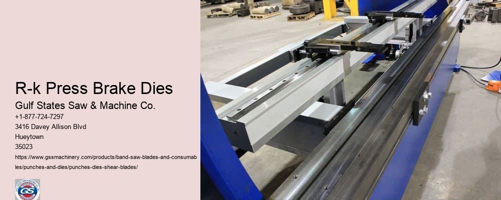 Precision Ground Press Brake Tooling