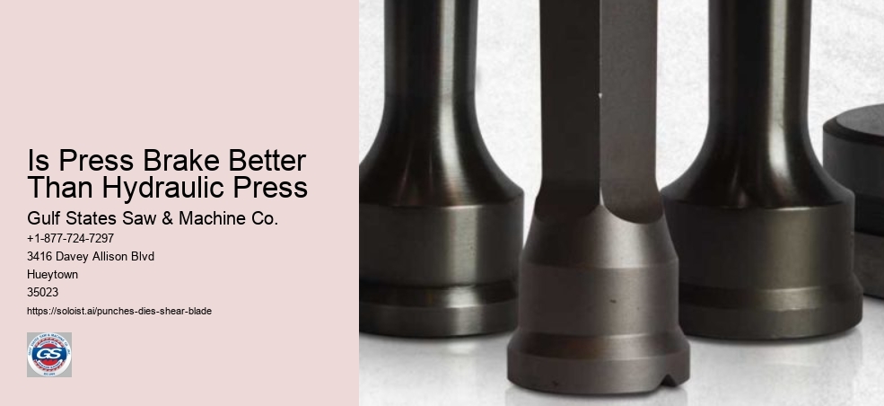 Is Press Brake Better Than Hydraulic Press