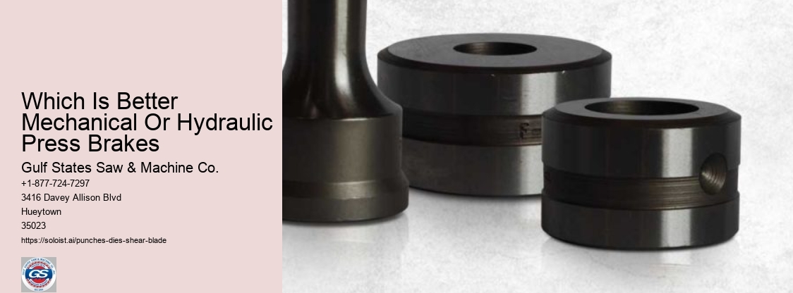 Which Is Better Mechanical Or Hydraulic Press Brakes